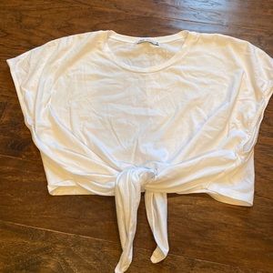 Zara white top
